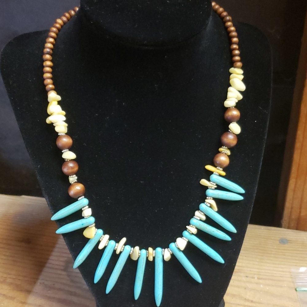 Boho Tribal Fashion Necklace